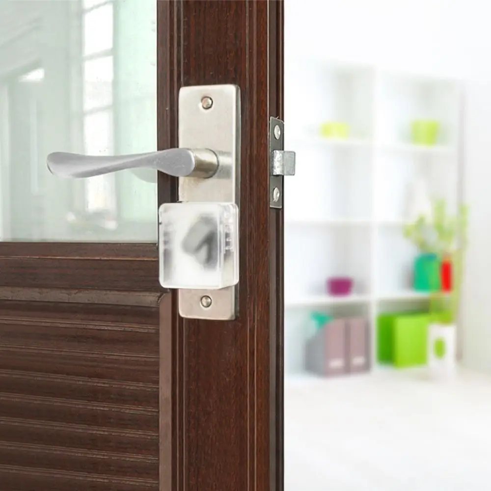 Durable Detachable Protective Baby Child Proof Safe Anti-open Anti-lock Protection Cover Security Lock Door Handle Lock