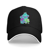 Monsters Inc University Sulley and Mike Best Buds Baseball Cap Casual Trucker Hat Summer Women Men Outdoor Sports Snapback Cap