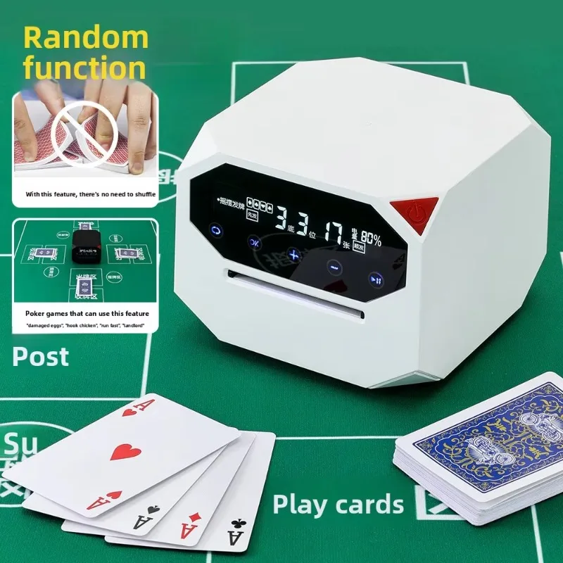 Fully automatic playing card Dou Dizhu egg breaking golden flower Texas hold'em three kingdoms licensing machine new model