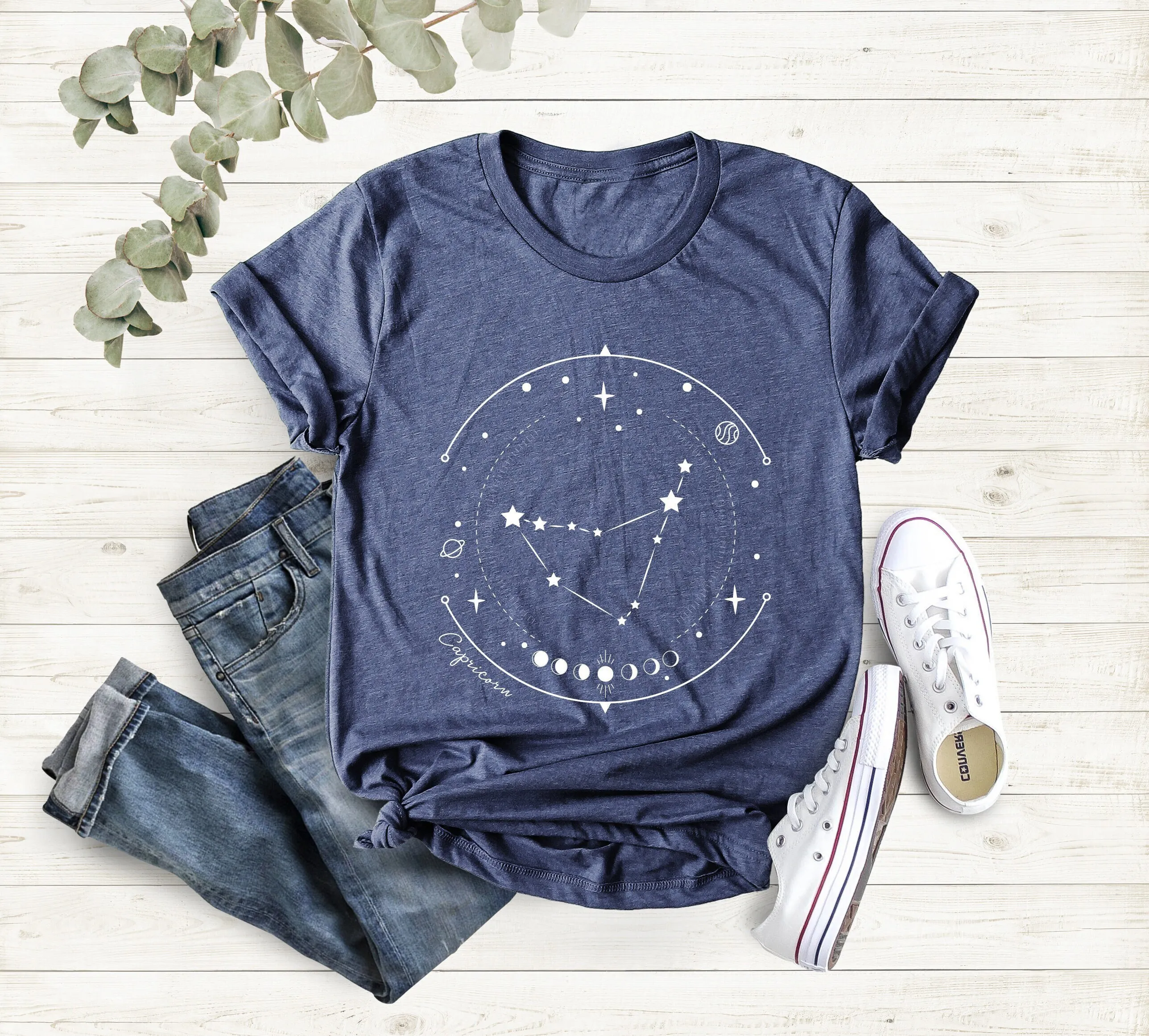 Astrology T Shirt Cancer Zodiac Horoscope Birthday S Signs Constellations