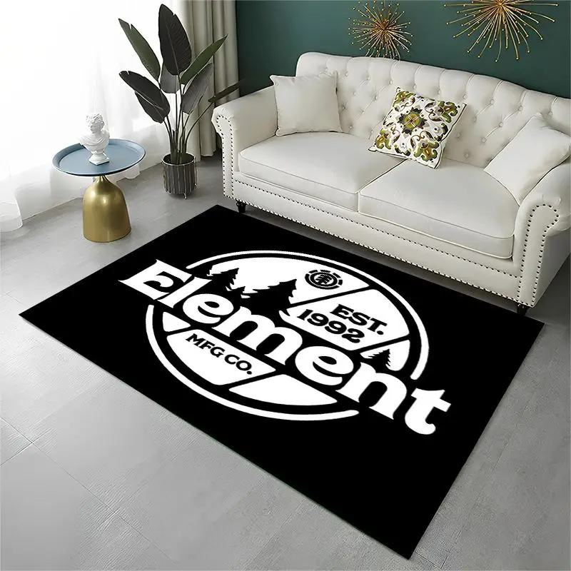 Classic Boardsport E-Element Skateboards Living Room Non-Slip Area Rug Soft Carpet for Bedroom Playroom Sofa,Home Decor Doormat