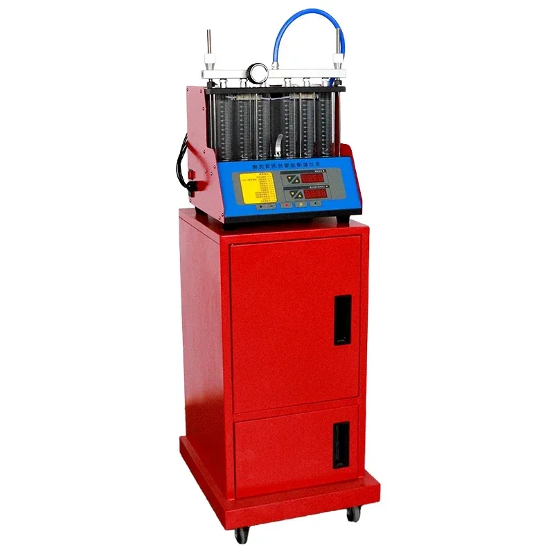 ZL-600 Pro Ultrasonic Fuel Injector Cleaner Kit 6-Cylinder Nozzle Cleaning & Detector for Car