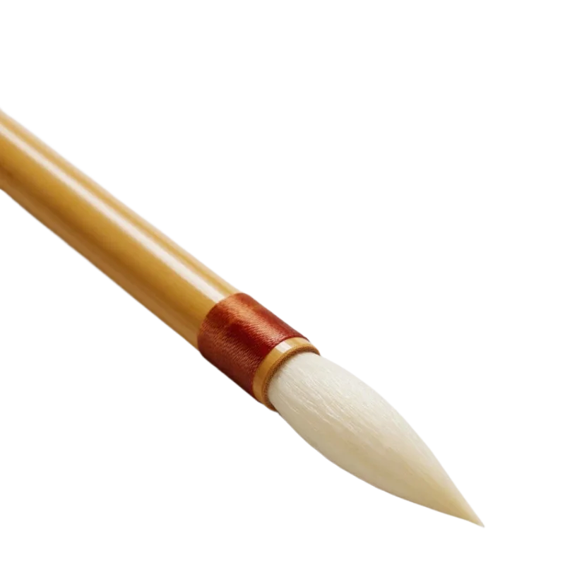 Seal Script Goat Hair Calligraphy Brush Set Soft Woolen Hair Running Regular Script Brush Traditional Chinese Painting Art Brush