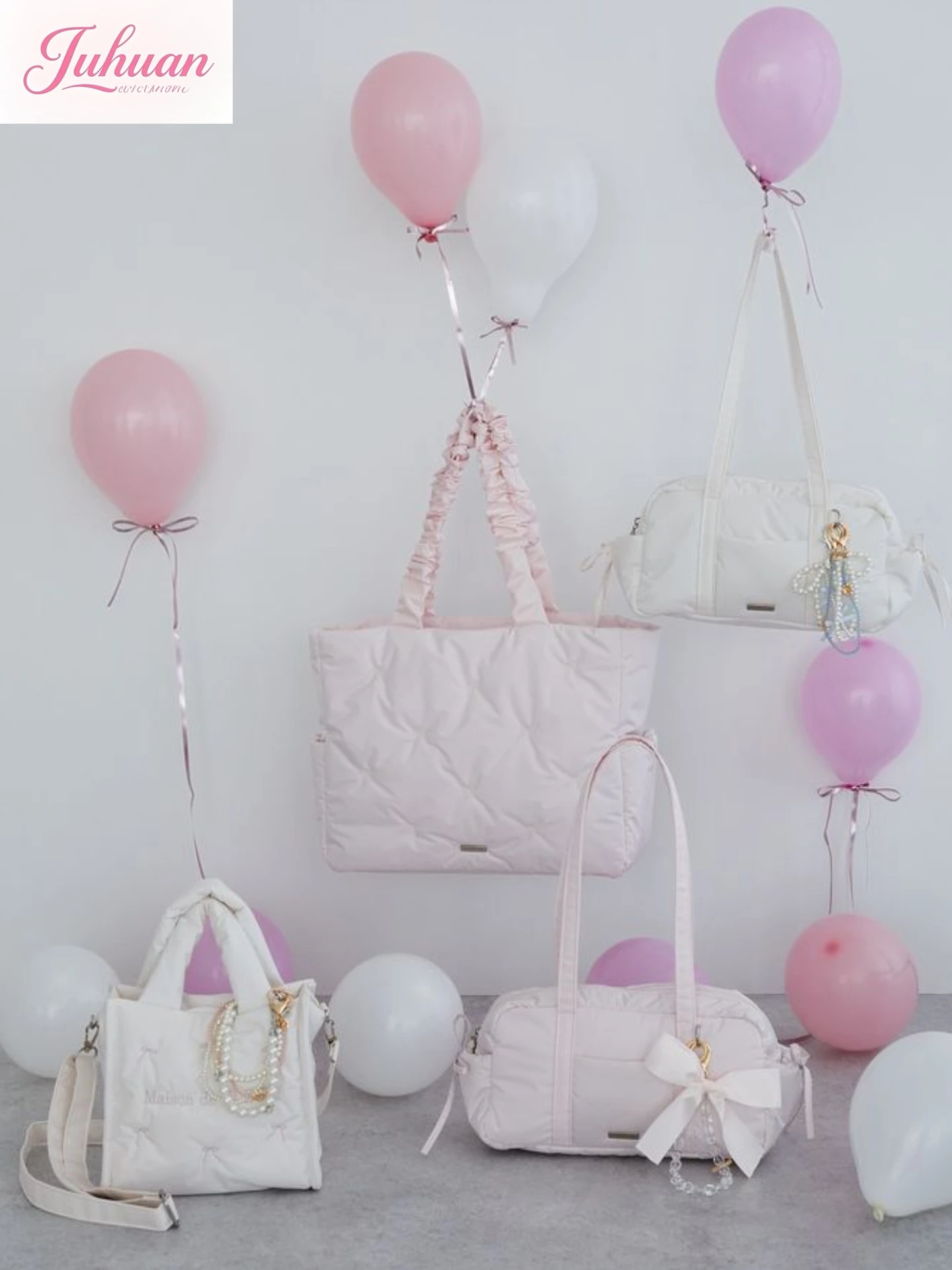 

Японская милая милая пуховая сумка на осень и зиму в стиле Лолиты для девочек, портативная сумка через плечо Y2K Boston для женщин