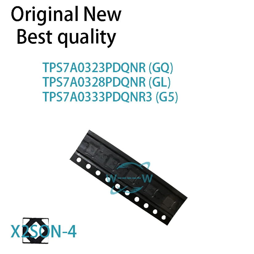 (5 PCS)NEW TPS7A0323PDQNR GQ TPS7A0328PDQNR GL TPS7A0333PDQNR3 G5 TPS7A0323P TPS7A0328P TPS7A0333P X2SON-4 IC Chip