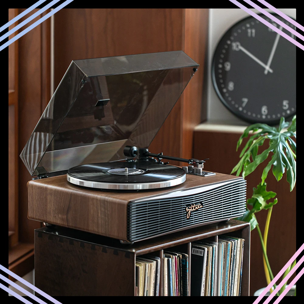 

Виниловый проигрыватель Syitren PARON 2, ретро-фонограф, современный фонограф PARON II, Bluetooth-динамик, украшения