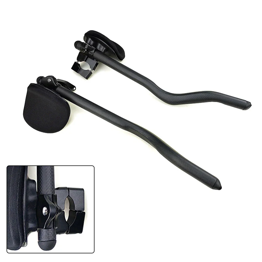 

For Cycling Bicycle Auxiliary Handlebar Aerobar For Bicycles Aluminum Alloy Accessories For Special-shaped Curved Handlebars