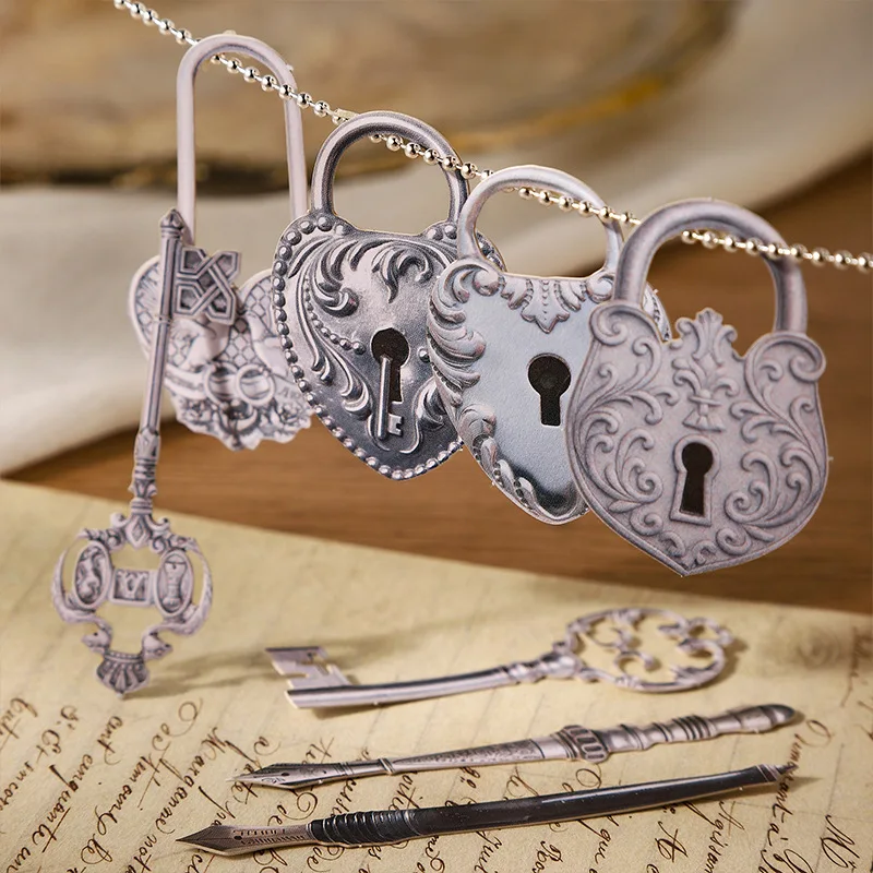 

30sheets/lot Kawaii Stationery Stickers Gilt Silver Old Dreams Scrapbooking Album Junk Journal Happy Planner Diary