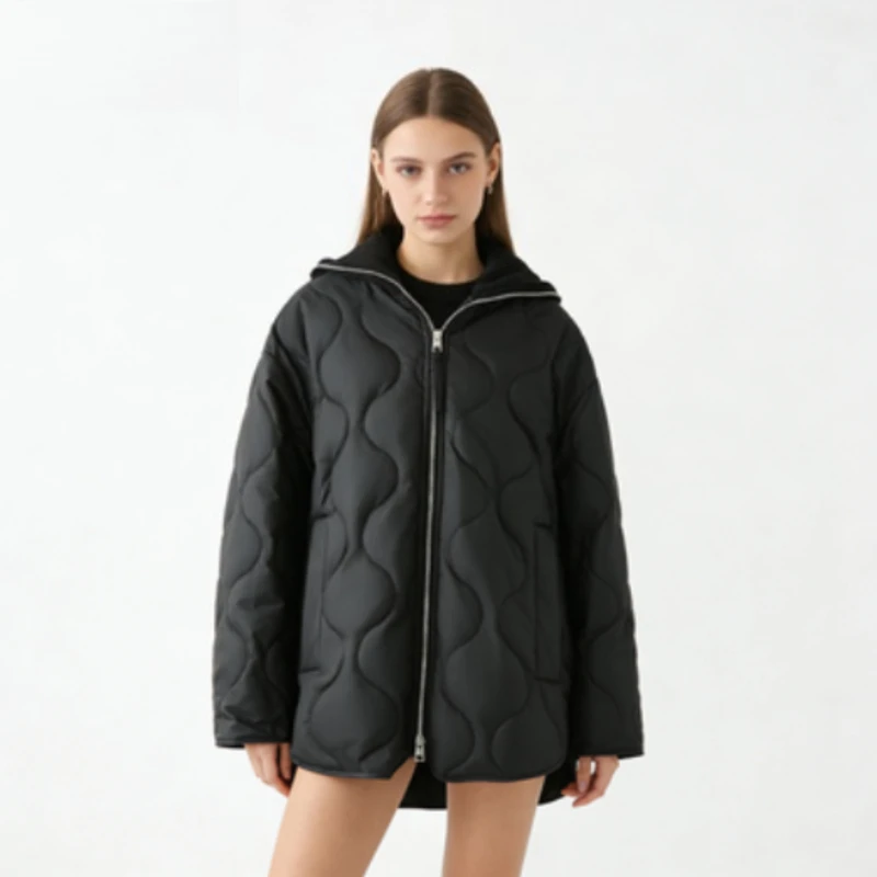 

Autumn and winter new women's clothing European and American style French fashion versatile casual version lapel women's jacket