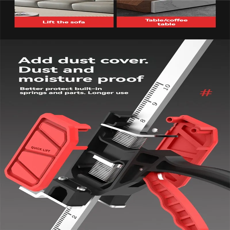 Energy saving arm jack heavy-duty labor-saving furniture jack cabinet jack woodworking tool manual jack lifting tool drywall lif