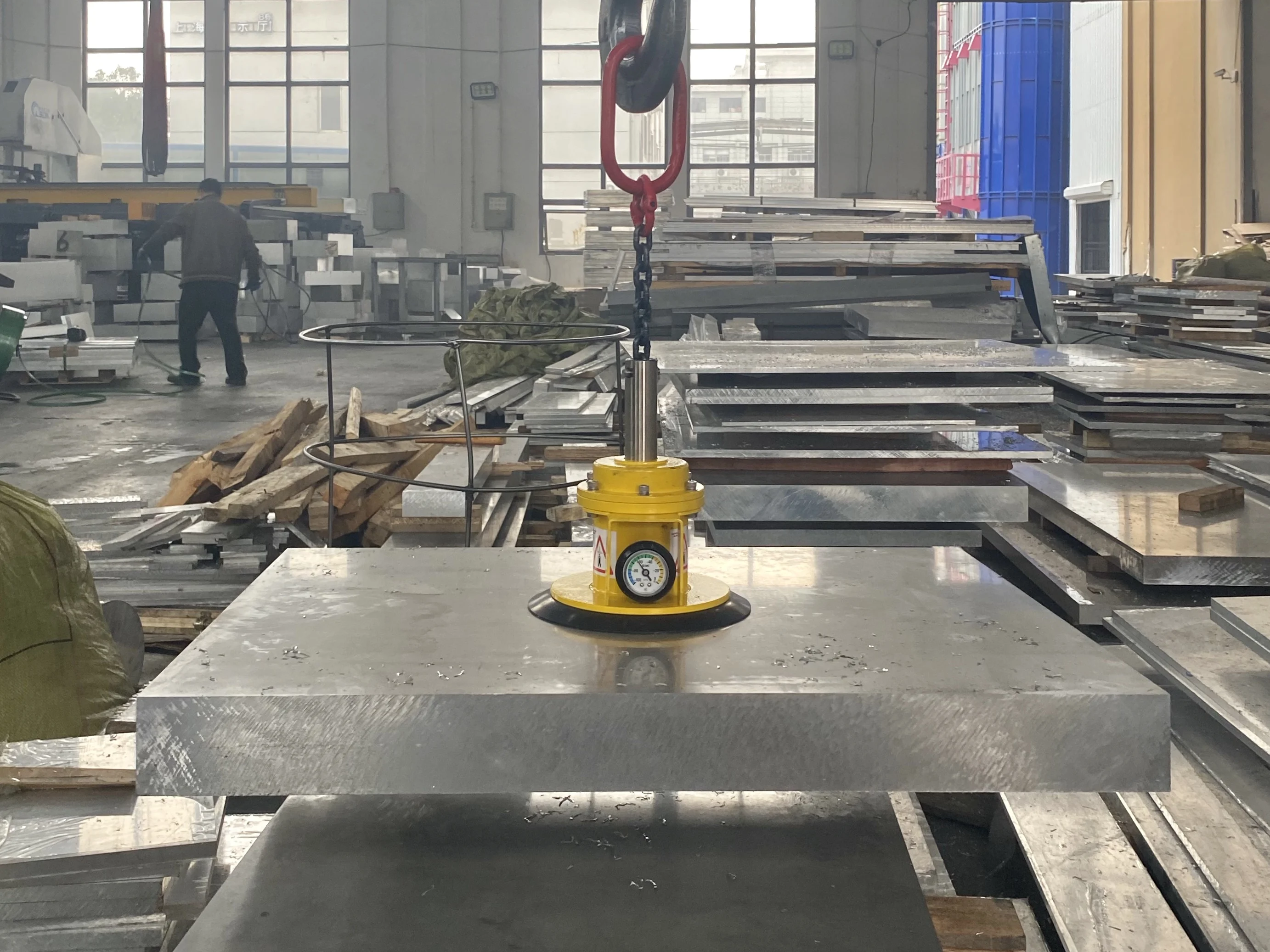 Awovolift Handling of Aluminum Plates And Sheet Metal Mechanical Self-priming Vacuum Lifter Suction Cup With CE Certificate