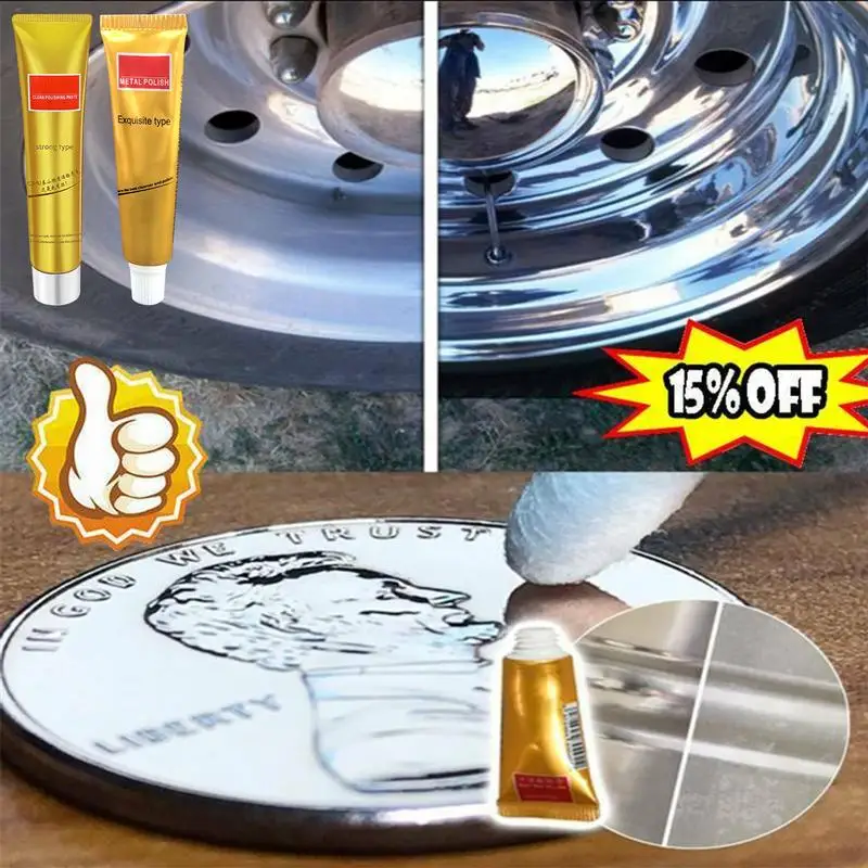Metall politur Creme Rostent ferner Multifunktions-Polier paste zur Entfernung von Rost flecken auf Silber Kupfer Messing Chrom Porzellan