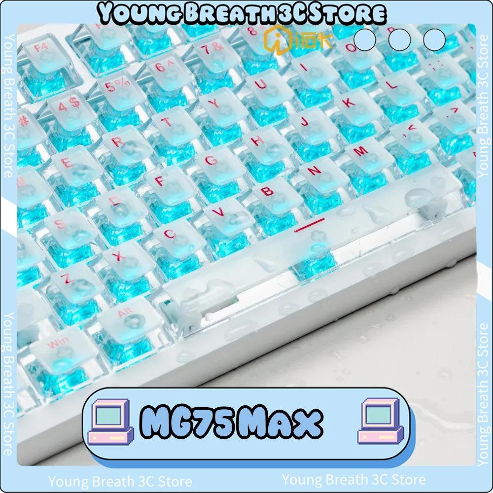 

IROK MG75 Max Клавиатура с магнитным переключателем MG75, игровая клавиатура, проводная, 8000 Гц, 0,005 ммRT, механические клавиатуры из алюминиевого сплава на заказ