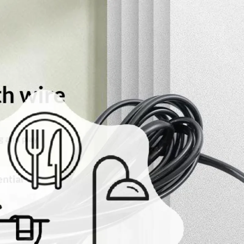 1Pcs E27 Lamp Holder With Wire And On Off Switch Plug And Play Heat Resistant Socket For Home Bathroom Outdoor Lighting