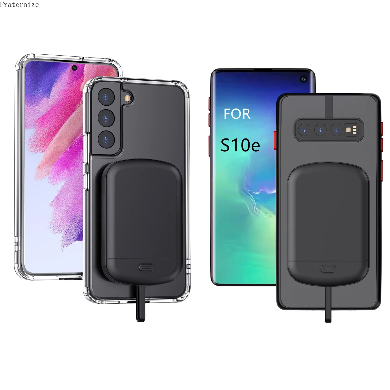 

Smart battery charger case For Samsung Galaxy S22 S21 S10 S20 Plus Ultra S21FE S20FE S10e power bank typec Magnetic Stand Cover