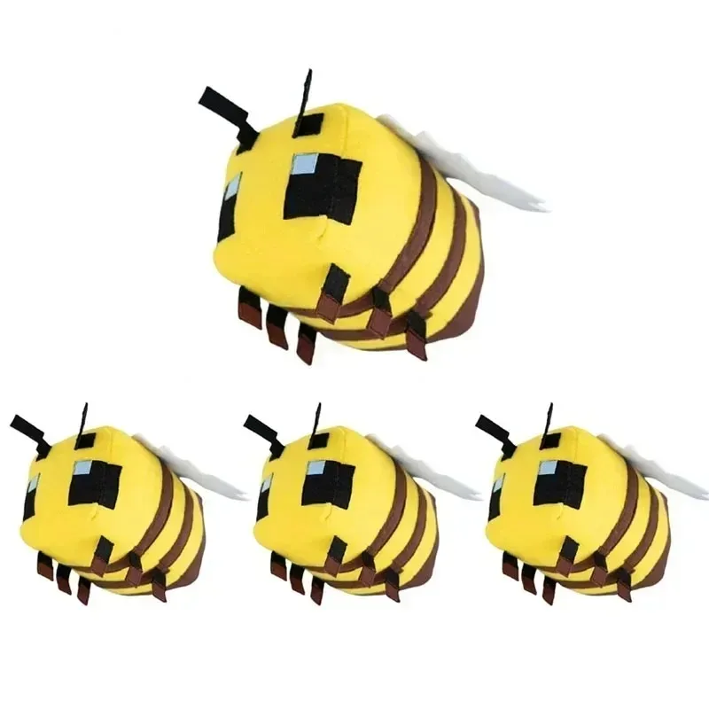 

Yellow Bee Kawaii Plush Cartoon Game Minecrafte Wasp Stuffed Honeybee Stuffed Toy Honeybee Doll Kids Birthday Christmas Gifts