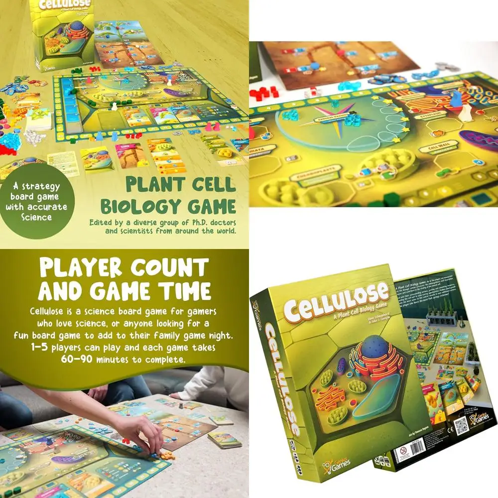 

Strategic STEM Board Game: Photosynthesis, DNA, & Biochemistry for Families and Educators