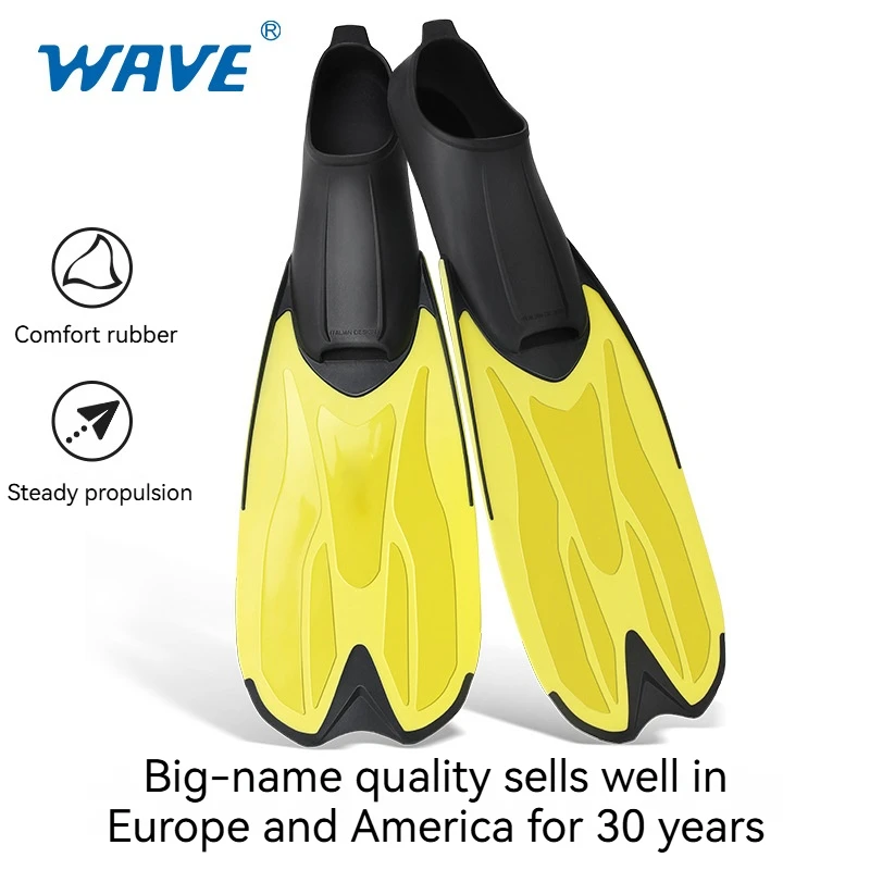 

Wave Hot Models Diving Freestyle Adult Flippers New Professional Training Swimming Flippers Outdoor Swimming Flippers Equipment