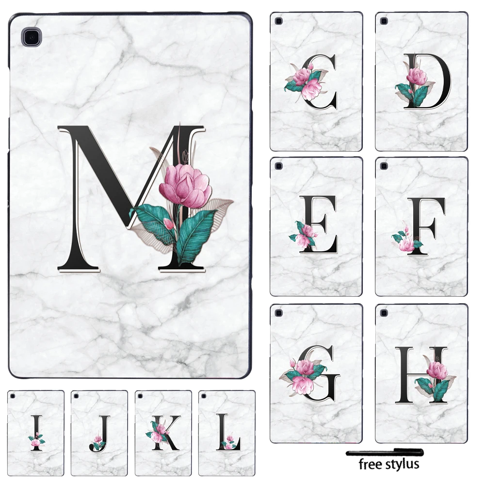 삼성 갤럭시 탭 A A6 10.1 "/Tab A 9.7" 10.1 10.5 "/Tab E 9.6"/Tab S5e 10.5 "용 태블릿 케이스, 플라스틱 보호 쉘 뒷면 커버