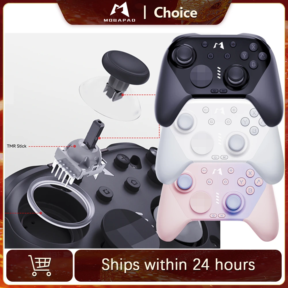 

Mobapad Chitu2 HD Controller Switch 2 Silent Edition for Switch 1 Windows PC/Android NFC USB amepads