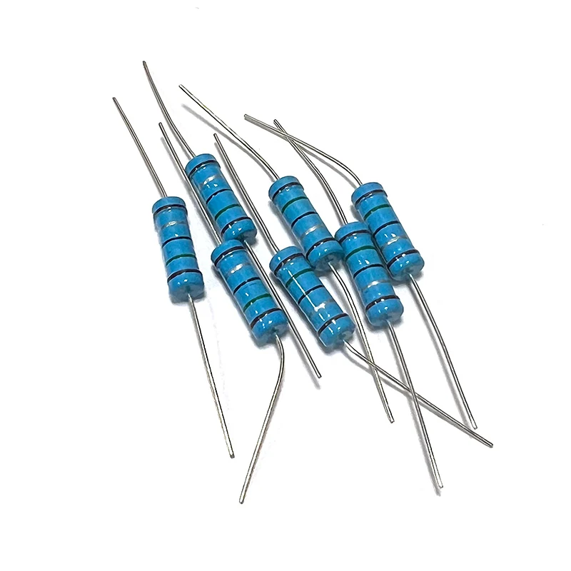 10pcs 3W Metal Film Resistor 1.5R 15R 150R 1.5K 15K 150K 1R5 15 150 Ohm Accuracy 1% Five-Color Ring Resistance 0.1R-910K