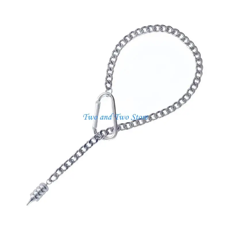 

HX6F Contemporary Stackable Necklace Featuring Geometrics Tarot Designs for Jewelry Collectors Trendy Women Ladies Wear