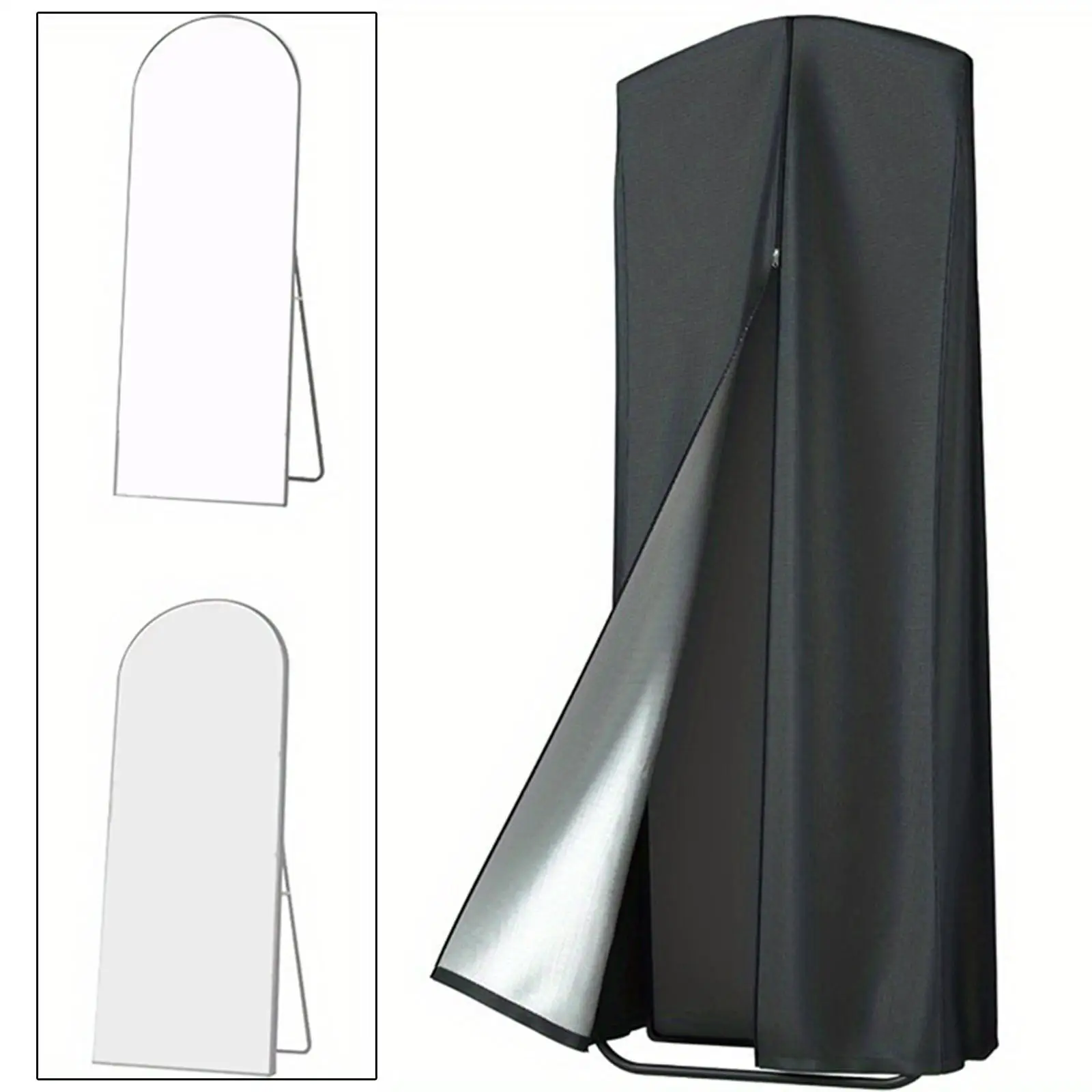 Full Length Mirror Cover Standing Mirror Cover for Bedroom Dressing Room