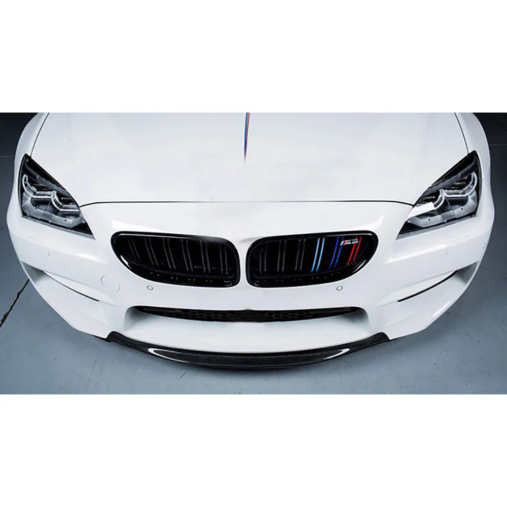 Carbon Fiber Front Bumper Lip Spoiler for BMW 6 Series F06 F12 F13 M6 2013 2014 2015 2016 2017 2018