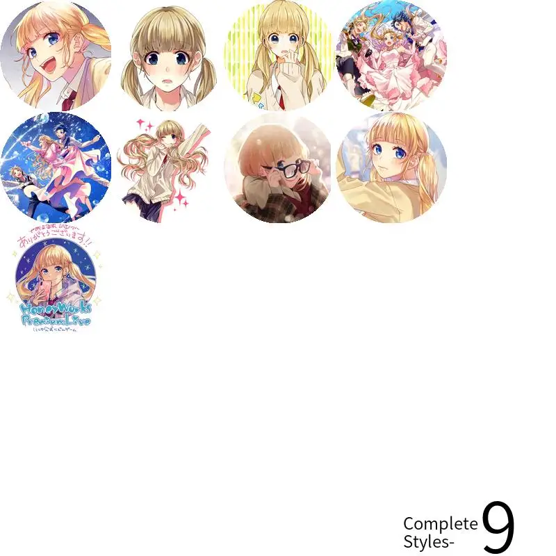 Narumi Sena Game Anime Character Soft Button Badge Brooch anchor Peripherals Pin Cosplay Backpack Decoration Lapel