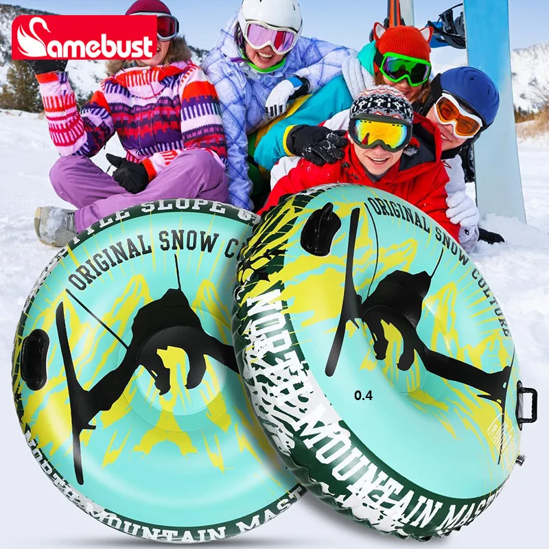 

Inflatable Ski Ring Water Swimming Float Row General Equipment Snow Snow Ski Tires Snowboard Sled Skating Grass 47 Inches