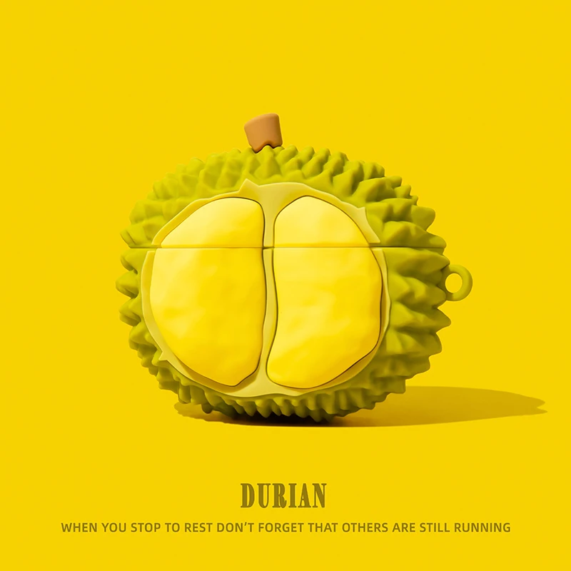 

For AirPodsPro3 Pro2 Pro for AirPods1 2 3 4th Generation Bluetooth Headset Cover Durian Shaped Headphone Case Anti Drop Cover