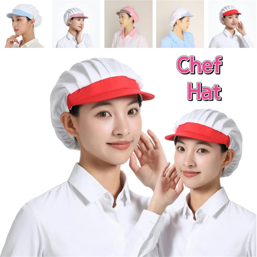 

1PC Chef Hats Are Suitable For Kitchen Baking Cooking Safety Hygiene Reusable Multiple Work Clothing Accessories Hat