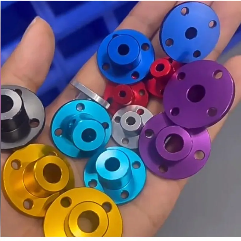 10Pcs/lot 3mm/4mm/5mm/6mm/8mm Aluminum Alloy Flange Coupling Motor Guide Shaft Coupler Motor Connector Axis Bearing Fittings