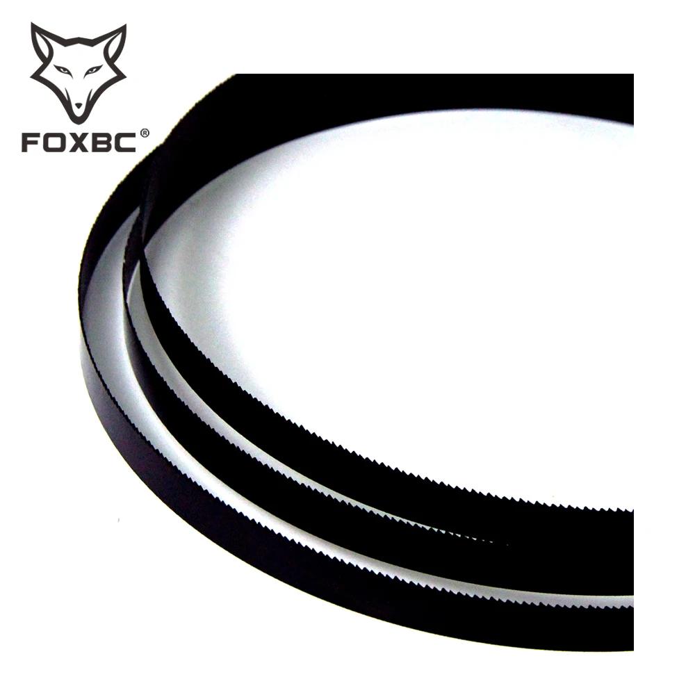 FOXBC 1500X10X0.35 مللي متر البكرات المنشارية 4 6 10 14 TPI الكربون الفرقة مناشير 1500 مللي متر النجارة أدوات اكسسوارات 2 قطعة