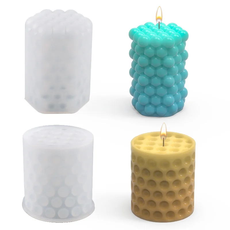 

Cylinder Silicone Mold Hexagon Candle Mold DIY Epoxy Resin Candle Mould Aromatherapy Candle Wax Molds Candle Making Home Decor