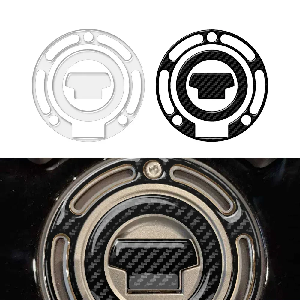 Motorcycle Fuel Tank Pad Gas Oil Cap Protector Cover Sticker for Yamaha R1 R1M Models 2016-2024 (3 Holes)