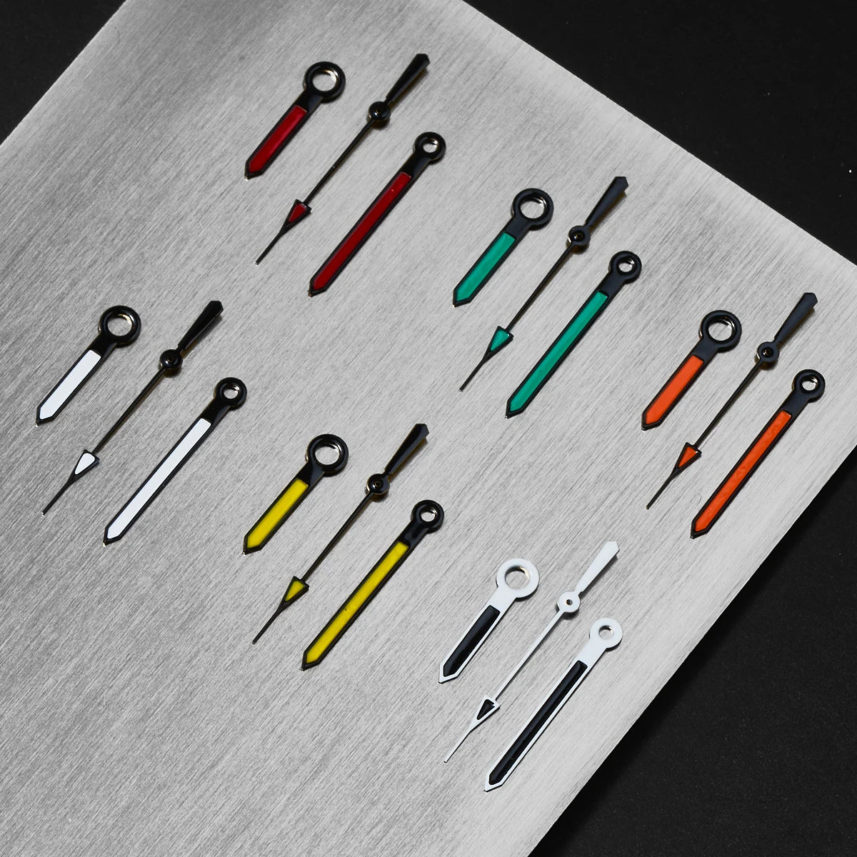 Orange Black Red Green Watch Hands Accessories Watch pointer NH35 NH36 4R 7S Hands fits for NH35/NH36 Movement Watch Parts