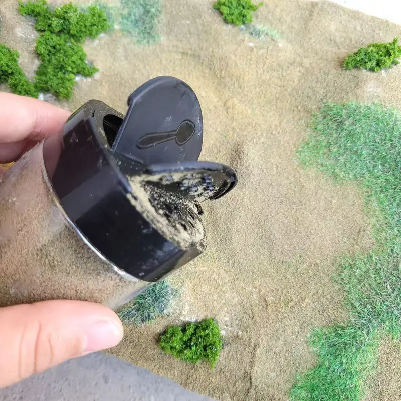 500ml/Bottle Simulation Tree Powder Model Turf Flock Lawn Nylon Grass Powder Train Building Miniature DIY Scene Making Material