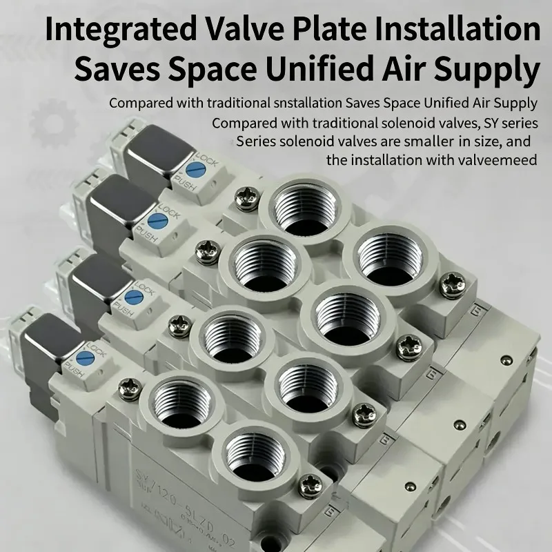 High Quality Pneumatic Control Solenoid Valve  5 port 2 Solenoid Valve SY5120 Valve SY3120 SY5120 SY7120 4LZD 5LZD 6LZD
