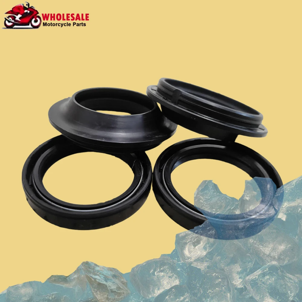 

2/4/8/16pc 43x55x9.5/10.5 Front Fork Oil Seal For YAMAHA MT-125 2016-2017 MT125 MT YZ 125 YZ125 LC YZ125L WR250 WR500 WR 250 500