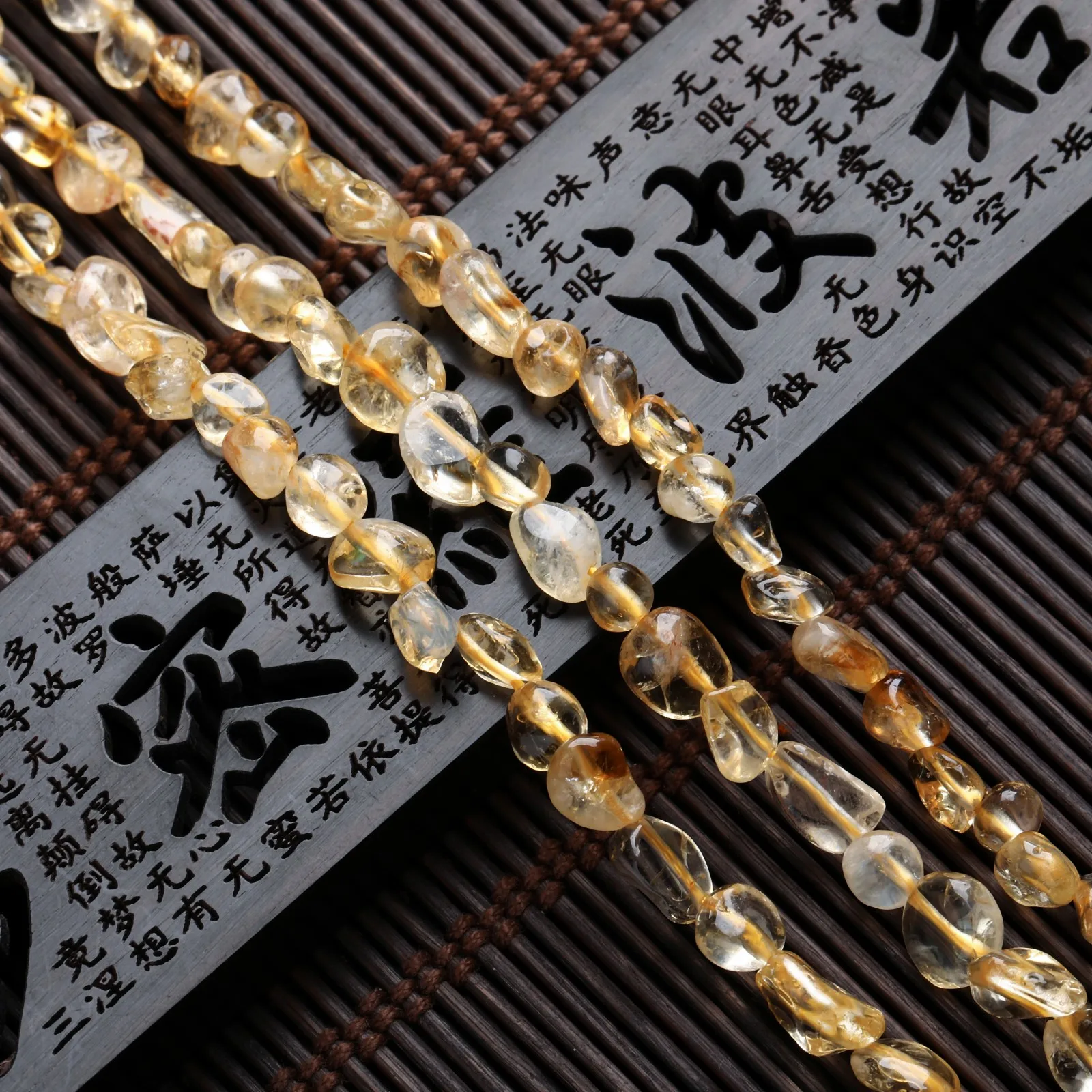 6-8mm Natural Stone Citrine Irregular Oval Shape Beads Loose Spacer Bead For Jewelry Making Diy Necklace Bracelet Accessory