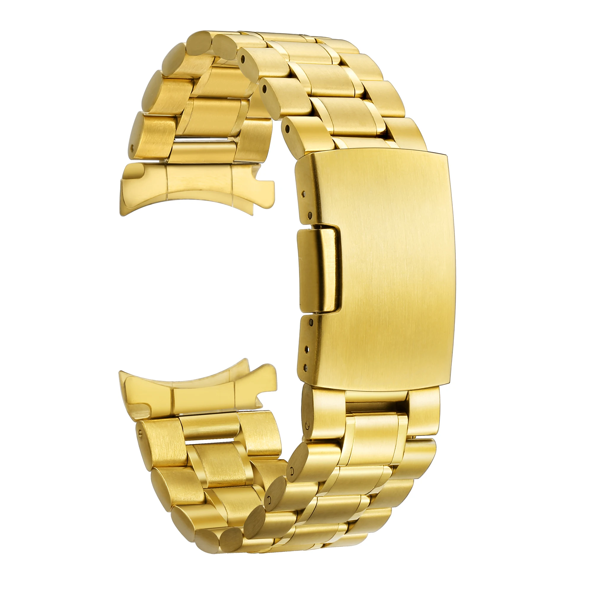 12 14 16 18 19 20 21 22 24 mm hochwertiges massives Edelstahl-Uhrenarmband mit gebogenem Ende, Armband-Zubehör mit Werkzeug – Detail 15