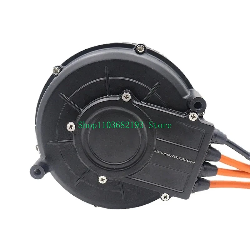 QS165 5000W 35H V2 72V 90KPH IPM PMSM Mid Drive Motor Hall Type Encoder Type For High Speed Dirtbike Motorcycle