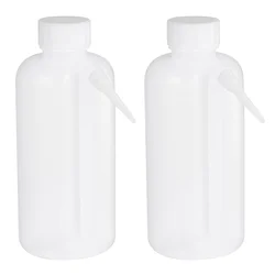 2 Pcs Side Wash Bottle for Laboratory Mouthwash Container Squeeze Postpartum Plastic Bottles Chemicals Washing Water