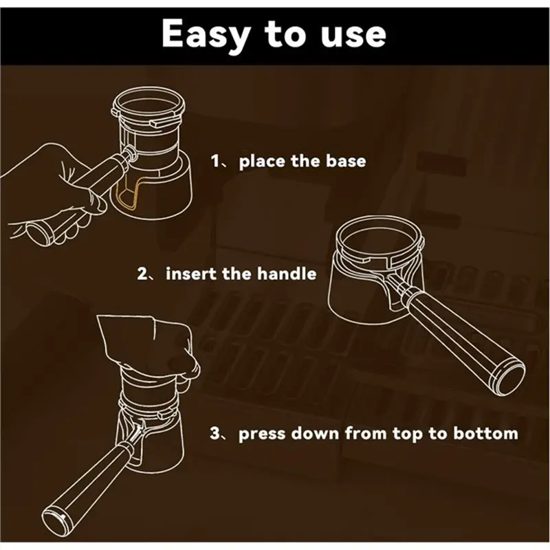 ABUH-Aluminum Portafilter Holder For Ninja Espresso Machine ES601