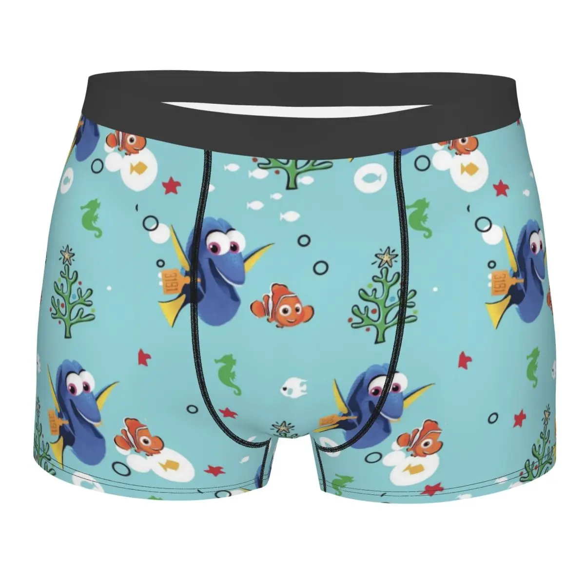 

Custom Dory Finding Nemo Underwear Men Stretch Boxer Briefs Shorts Panties Soft Underpants For Male