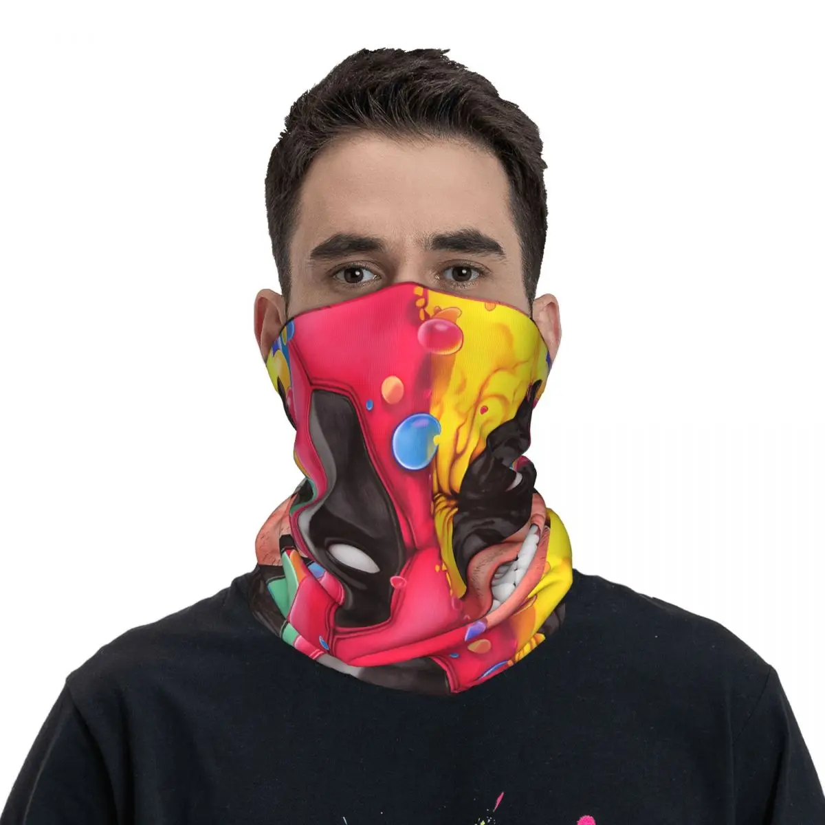 وشاح الوجه للمشي لمسافات طويلة من Balaclava ، لوغان وwade-1 ، أعجوبة deadpooel وwolverine Bandana ، جياتر الرقبة ، موتوكروس ، ديزني