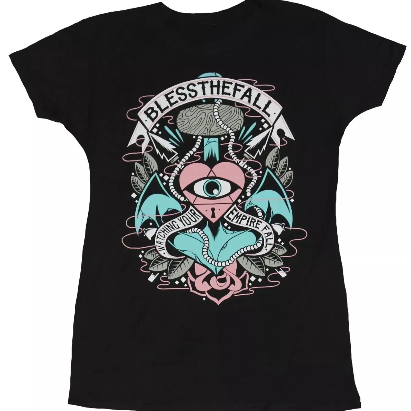 Blessthefall Bless the Fall Girls Juniors T shirt Cotton S 5XL MO479 vintage Washed Stretched Breathable designer clothes