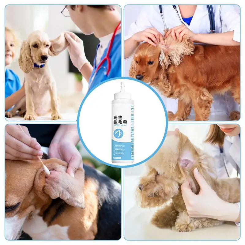 Pet Clean Ear Powder Cat Dog Grooming 26g Ear Plucking Powder Ear Canal Clean Health Care Powder Pets Ears Care Supplies