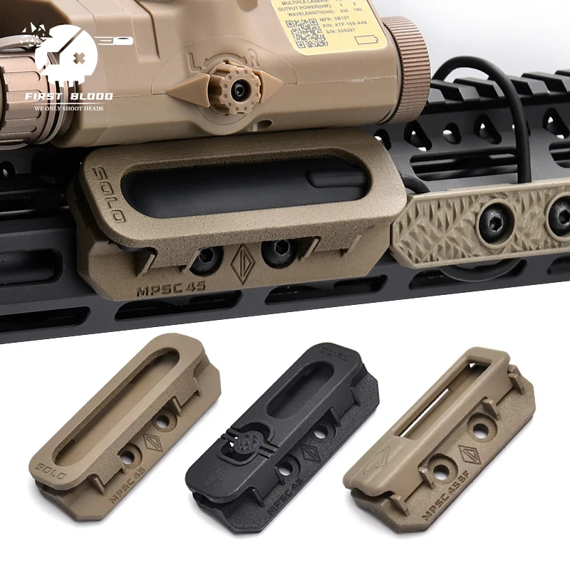 Tactical Modular 45° Pressure Switch Pad For M/Keymod System PEQ/M600/M300 Switch Mount Slot Airsoft Accessories 3D Printing